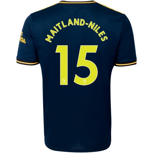 Camiseta Arsenal NO.15 Maitland Niles 3ª 2019-2020 Azul